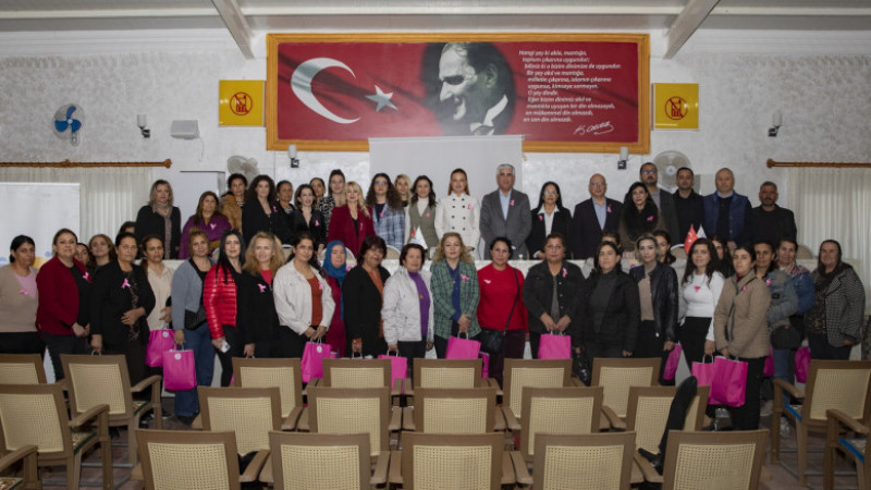 MERSİN KENT KONSEYİ’NDEN ‘MEME KANSERİNDE ERKEN TEŞHİS’ EĞİTİMİ