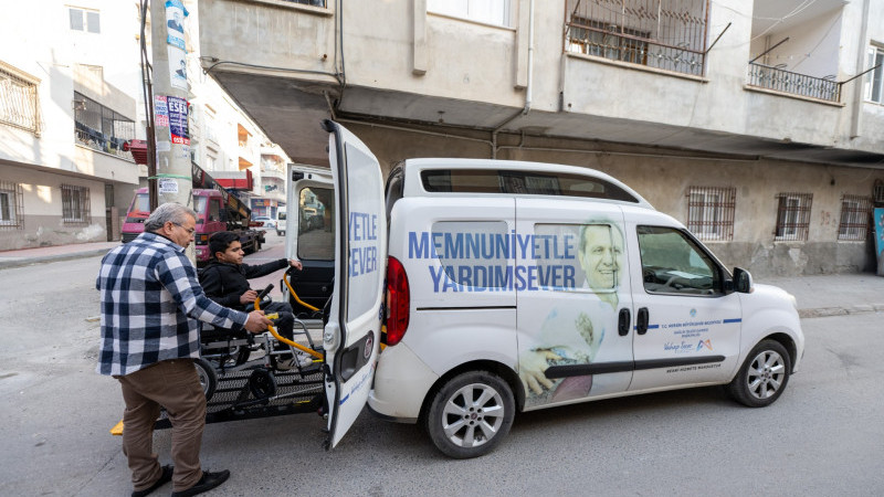  ‘ENGELSİZ TRANSFER ARACI’ İLE BİREYLERE BÜYÜK KOLAYLIK