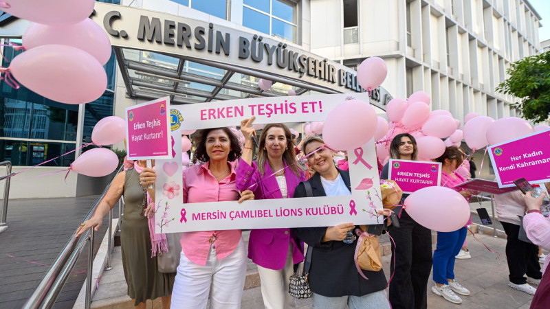 MERSİN BÜYÜKŞEHİR PERSONELİNE MEME KANSERİ FARKINDALIK ETKİNLİĞİ