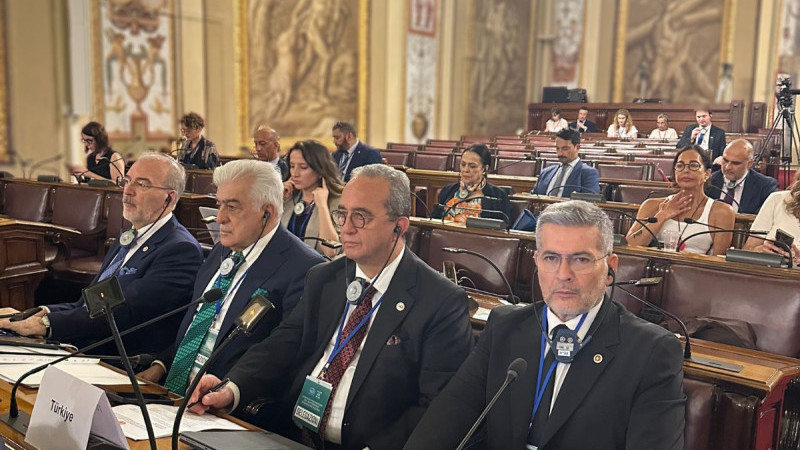 MERSİN MİLLETVEKİLİ UYSAL PALERMO’DA BARIŞ VE PARLAMENTER DİPLOMASİ VURGUSU YAPTI